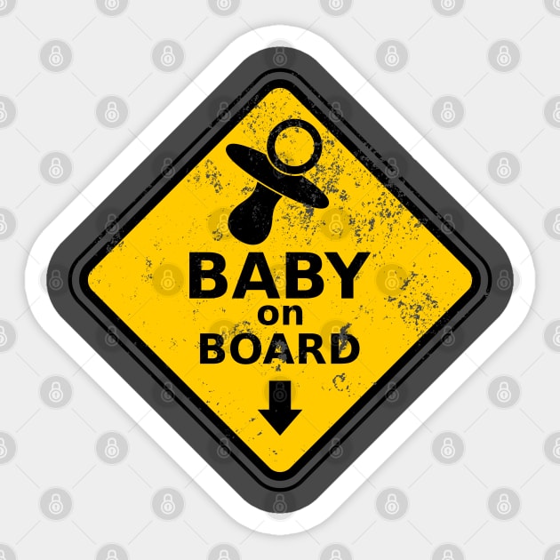 Baby on Board Pregnancy Surprise Sticker by rumsport